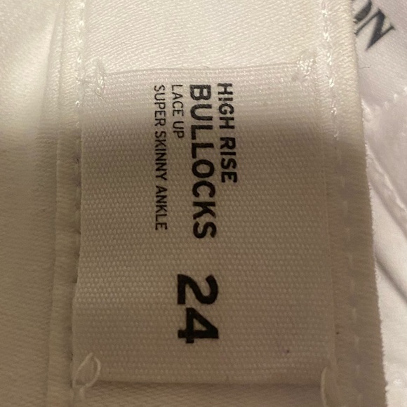 Hudson sz24 Highrise lace up skinny ankle jeans - Picture 5 of 6